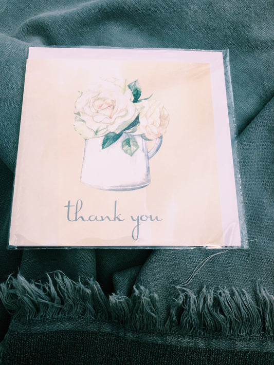 THANK YOU FLOWER POT CARD - Coco78