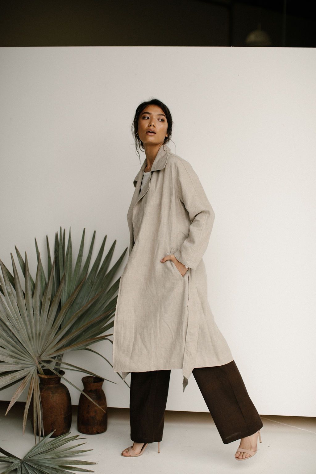 IRIS TRENCH COAT - OAT